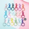 Keyring Clip Hook Jewelry DIY Buckle Connector Spring Clasp for Keychain Craft Lovers