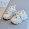 Children's Sports Shoes Spring and Autumn Boys' Dad Shoes Anti Slip Girls' White Shoes Soft Soled Baby Casual Shoes