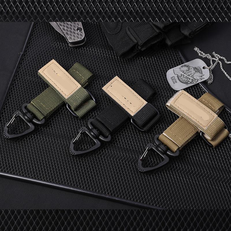 Gloves Holder Tactical Durable Multi-purpose Molle Webbing Keychain Belt Keeper for Outdoor Camping EDC Secure Attachment