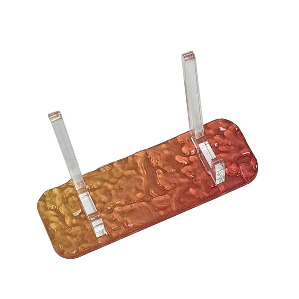 Water Ripple Display Easels Rack Clear Acrylic Plate Holder Stand Durable Picture Frames Holder