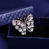 Новые продукты Цвет Золотая Бабочка Стразы Брошь Diy Насекомое Партия Свадебный Букет Брошь Подарочная Металлическая Брошь со Стразами