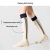 Женские компрессионные носки до середины икры с микро-давлением и влагоотводящим эффектом для бега и фитнеса