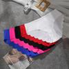 Women Solid Seamless Briefs Ice Silk Panties Thin Underwear Comfort Intimates Lingerie Sexy Low-Rise Underpants Plus Size S-XXL