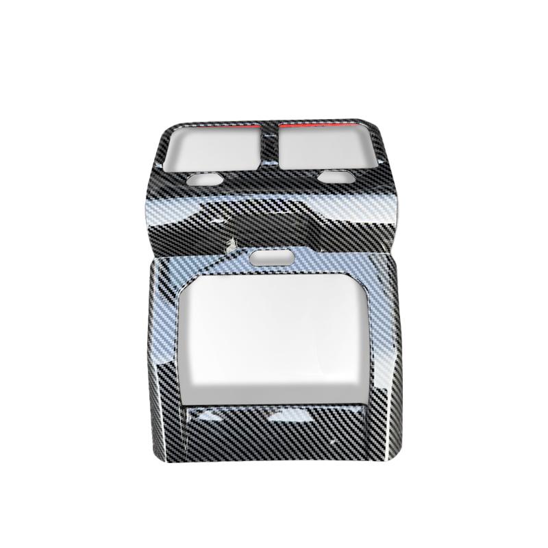 Накладка на рамку дефлектора заднего воздуховода кондиционера в стиле карбонового волокна для BMW 5 серии i5 G60 2025 2025 автомобильные аксессуары для интерьера