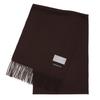Pure Cashmere Muffler 20 Colors and Cashmere Plain Thick Large [Buyer] 100% [Men's Women's] (Chocolate Brown) FT30L-134a