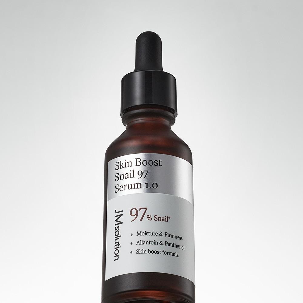 JMSOLUTION Skin Boost Улиточный 97% Сыворотка Интенсивное Увлажнение Повышение Эластичности 30мл