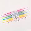 1 Pack Stationery Double Writing Creativity Multicolor Dual-ended Cute Art Marker Graffiti Highlighter