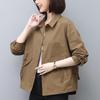 2024 Women's Chic Short Jacket: Stylish Spring/Autumn Fashion for Middle-Aged Moms