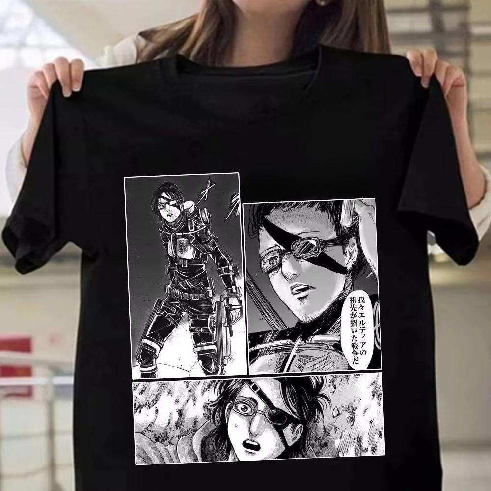 Anime T-shirt Men Women Short Sleeve Casual Tees Cotton Streetwear Cosplay Top Clothing Hip Hop Autumn and Winter Innerwear