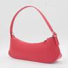 Women's Red Faux Leather Baguette Shoulder Bag