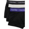 Calvin Klein Мужские трусы-боксеры с эластичной талией и принтом букв, 3 шт., черные U2664GH4X