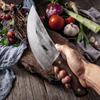Нож для разделки мяса ручной работы из высокоуглеродистой нержавеющей стали, нож шеф-повара, нож для убоя, профессиональный топор, ножи для нарезки