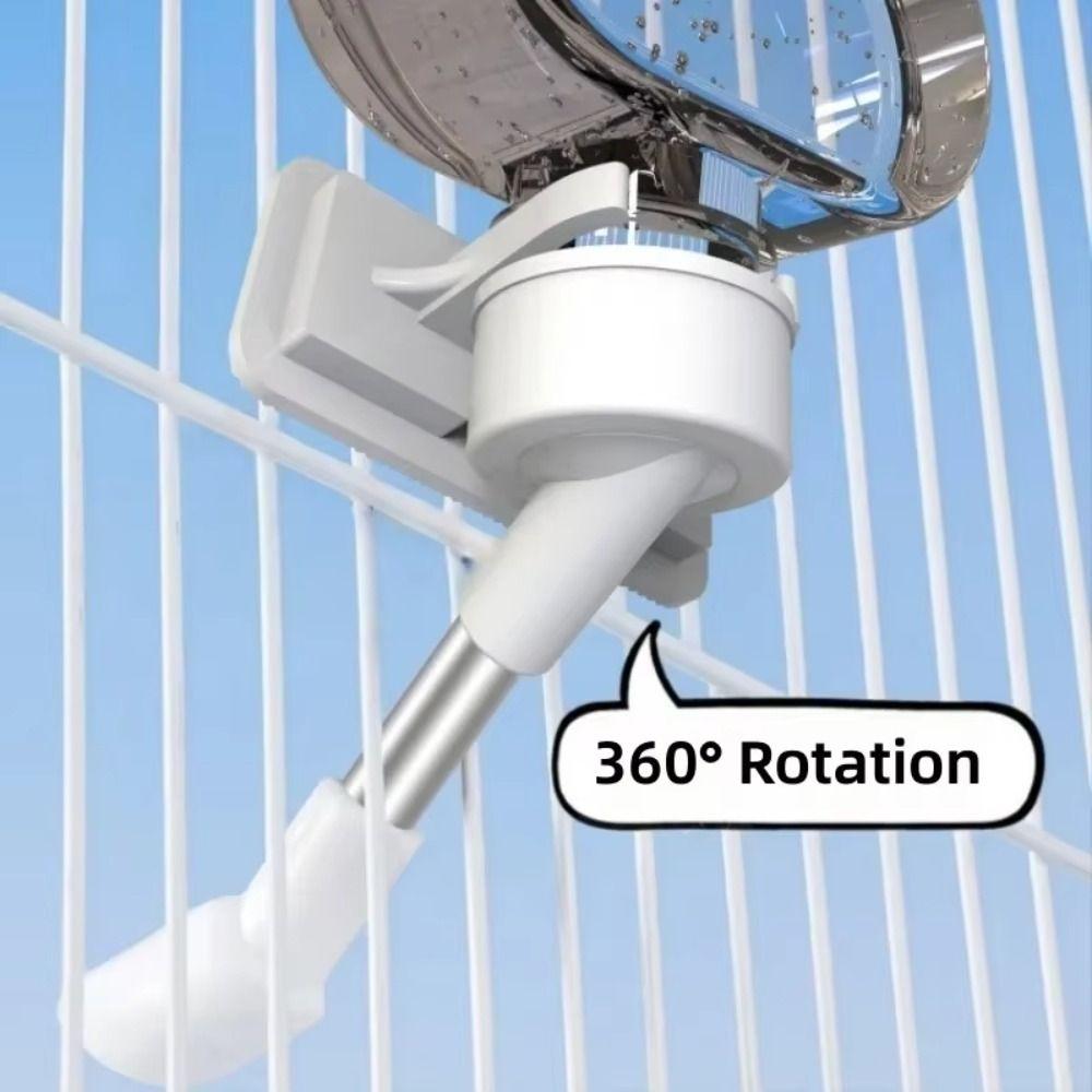 Leak Proof Automatic Bird Water Dispenser Drip Free Vertical Bird Cage Drinking Feeder Gravity Fed Cloud Shaped