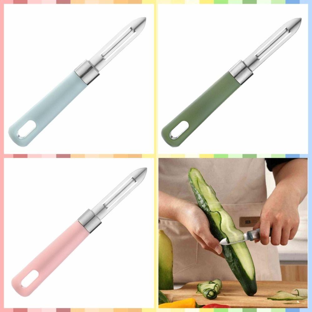 Non-slip Vegetable Fruit Peeler 2 in 1 Peeling Knife Grater Stainless Steel Melon Planer  Carrot
