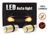 LED Bulbs 2pcs P21W, BA15S 12-24V CANBUS Orange PREMIUM Off-Road