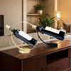 Single Iron Round Wine Rack Freestanding Red Wine Display Rack Modern Wine Bottle Holder  Hotel