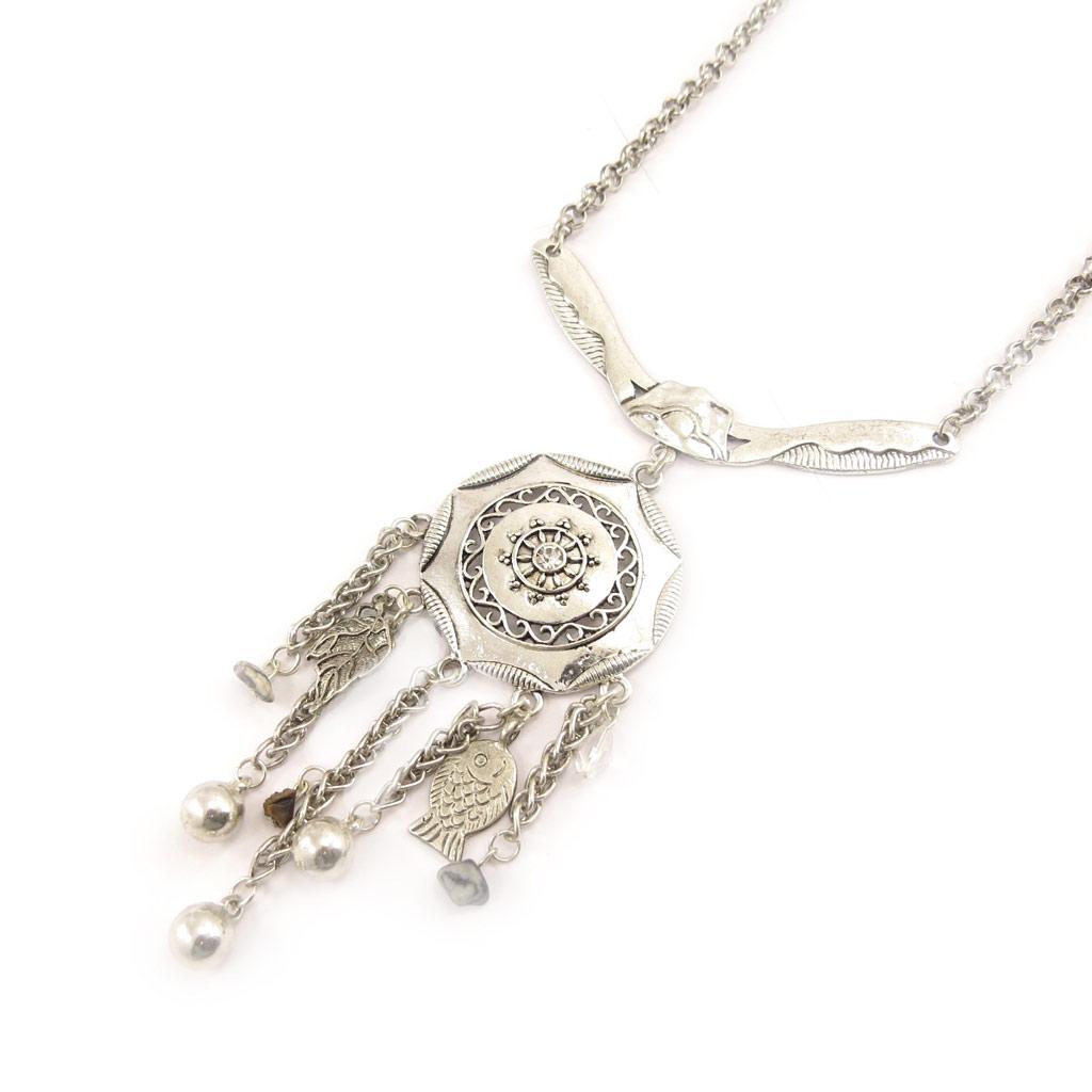 Les Trésors De Lily [C4114] - Серебряное дизайнерское колье «Галактика»