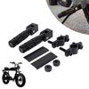 Runfarr Super 73 Foot Pegs with Bracket CNC Foot Rest Pedals Foot Pegs for Electric Bike Super 73 S1/S2/RX (Black)