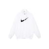 Sportswear Essential Logo Crinkle Woven Loose Fit Stand Collar Jacket Women Jacket White DM6182-100