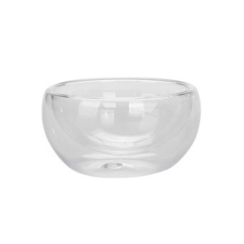 50 мл Маленькая чашка для чая Изысканная двухслойная стеклянная прозрачная чашка Кунг-фу термостойкая чайная утварь Пуэр Чай Кофейные чашки Посуда для напитков