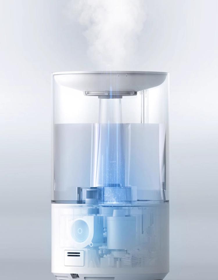 Умный стерилизационный увлажнитель Xiaomi 2: Домашний ароматерапевтический очиститель воздуха для спальни, безопасный для беременных женщин и младенцев