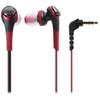 Audio Technica SOLID BASS Inner Ear Headphones Red RD ATH-CKS550