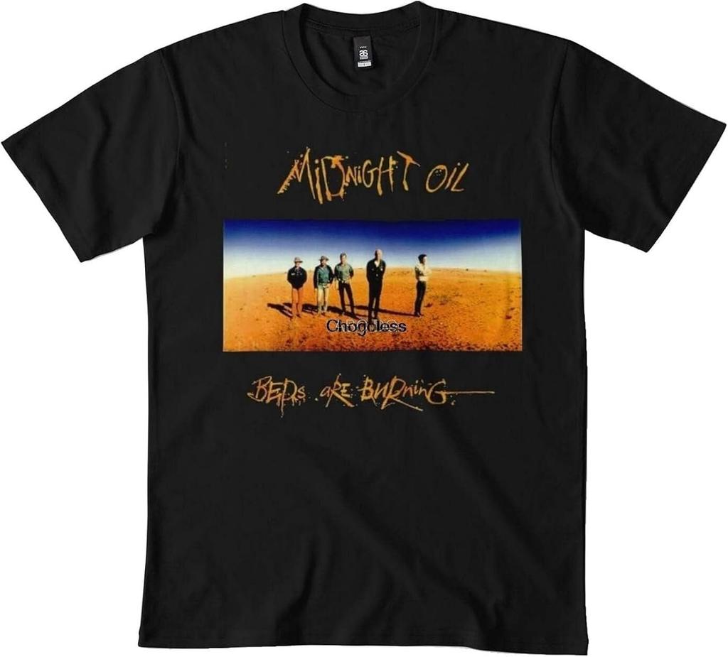Midnight Oil T Shirt for Men T Shirt Black