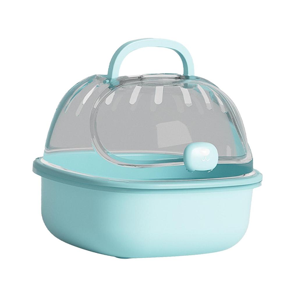 Hamster Carry Case Cage Small Animal Carry Case with Water Bottle Breathable Portable Hamster Travel Carrier for Chinchilla