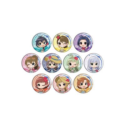 THE iDOLMSTER MILLION LIVE 11 Версия Хайсай. [Мини-иллюстрация персонажа] Полный набор значков (Коробка из 10 шт.)