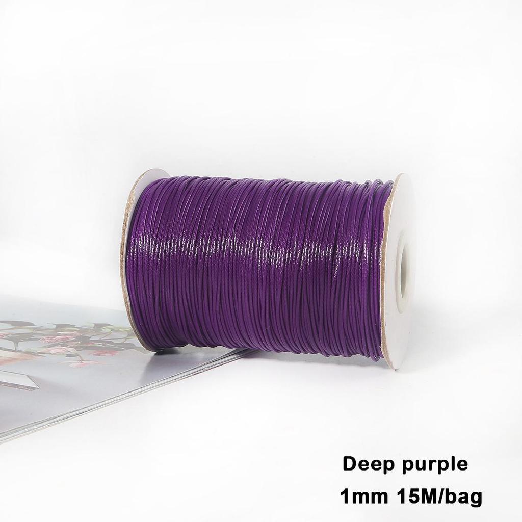 Разноцветные вощеные хлопковые шнуры для макраме, ювелирные бусины, изготовление ювелирных изделий своими руками