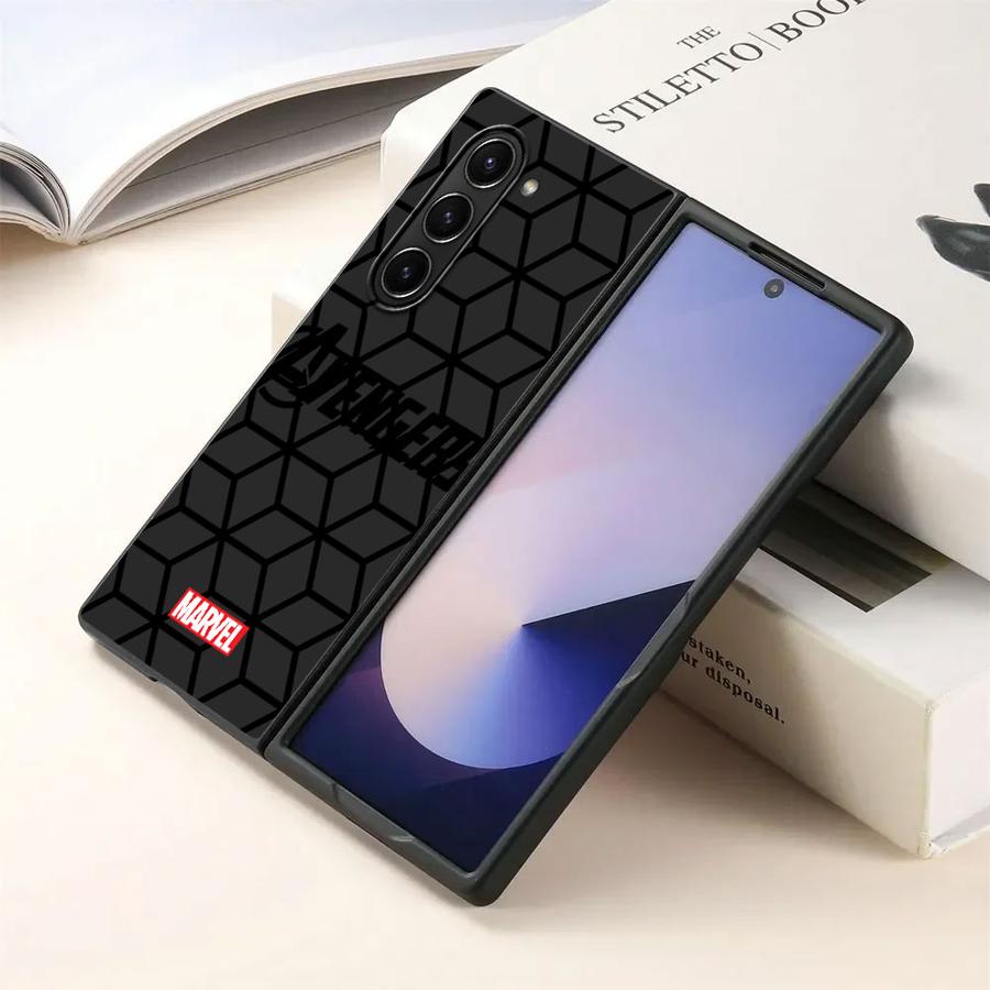 Задняя крышка чехол для телефона для Samsung Galaxy ZFold6 ZFold7 Z Fold 7 6 5 4 3 ZFold3 ZFold5 ZFold4 Логотип супергероев Marvel Мстители