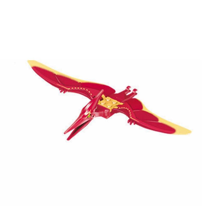 Блокирующие блоки динозавры Юрского периода Тираннозавр Рекс Виверна Велоцираптор Стегозавр строительные блоки игрушки для детей динозавр