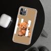 Шаловливый Милый Медведь Смешной Талисман Чехол для Телефона для iPhone 11 12 13 Mini 14 15 Plus 16 Pro Max 17 Air 7 8 + SE Арт Индивидуальный Fu
