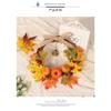 Creative Thanksgiving Halloween Door Hanging Pumpkin Maple Leaf Bell Garland Household Decoration Home Decor Crafts Supplies