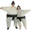 Sumo Costume Wrestler Inflatable Suit Blow Up Party Outfit Cosplay Dress Kid Men