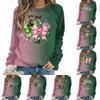 Women's Fashion Casual Long Sleeve Loose Printed Sweatshirt Top