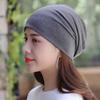 WTEMPO Solid Color Soft Nightcap Women Thin Slouchy Beanie Casual Cotton Maternity Hats Fashion Unisex Slouch Hip-pop Beanie