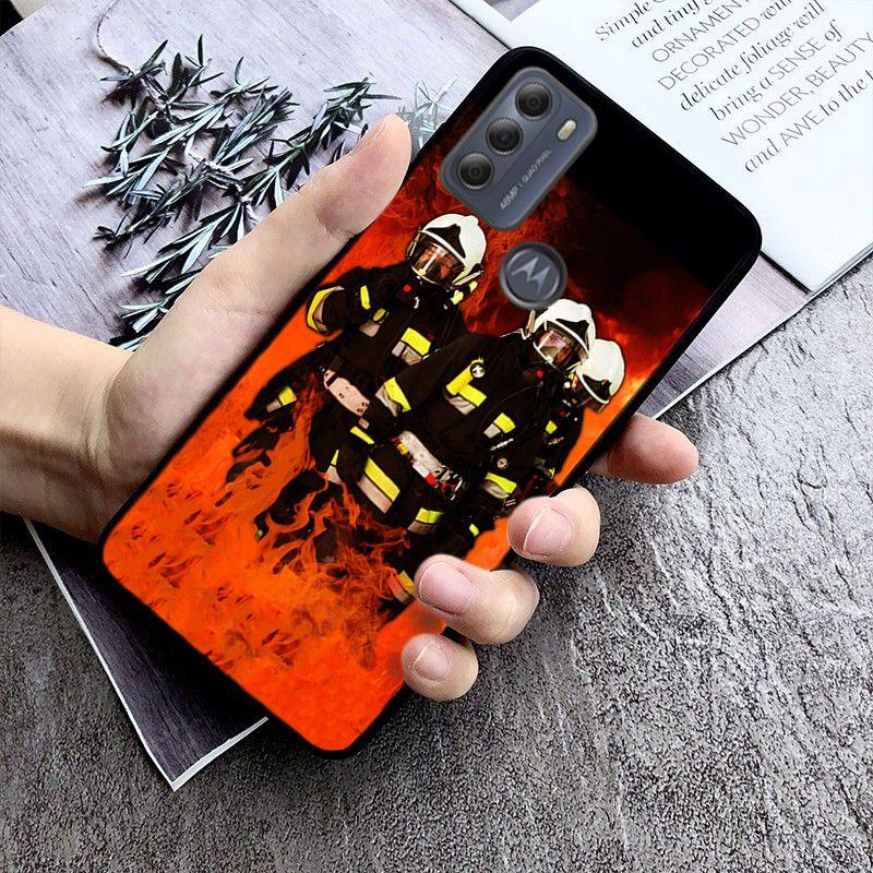 Чехол Firefighter Heroes Fireman для Motorola Moto EDGE 20pro EDGE 20lite E6 E7, чехол GSTYLUS GPLAY GPOWER G5GPLUS G30 G100 Coque