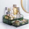 Прозрачный органайзер для макияжа, настольные коробки для хранения с выдвижными ящиками для столешницы, косметические витрины для спальни, парфюмерии, губной помады