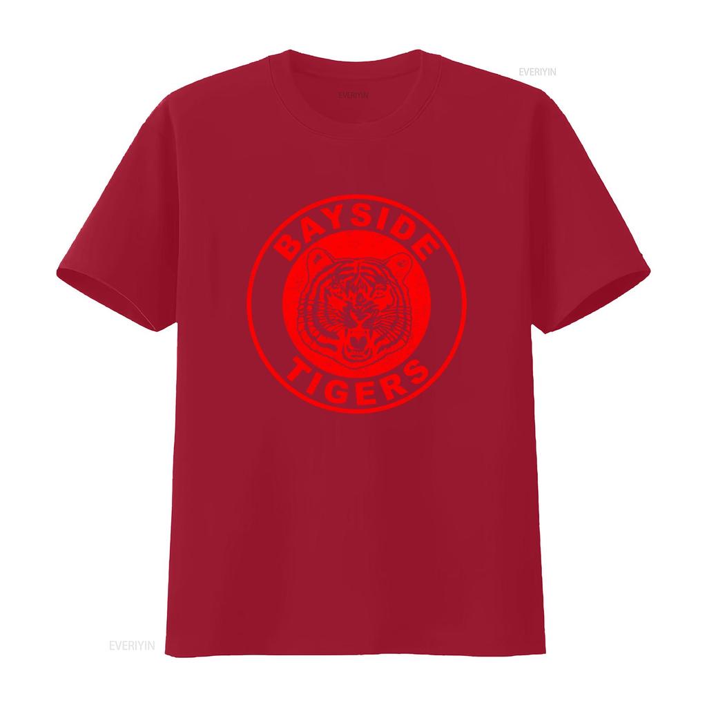 Vintage Style Bayside Tigers T Shirt for vintage Washed fashion Unisex homme Stylish Versatile designer clothes graphic