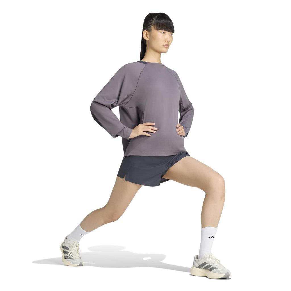 Бег для женщин QB593 Grace Stratator 2L [Adidas] Футболка с длинным рукавом (KU8476)