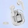 Transparent Wireless Earbuds with Charging Case Wireless Blue Tooth Earphones  Sports