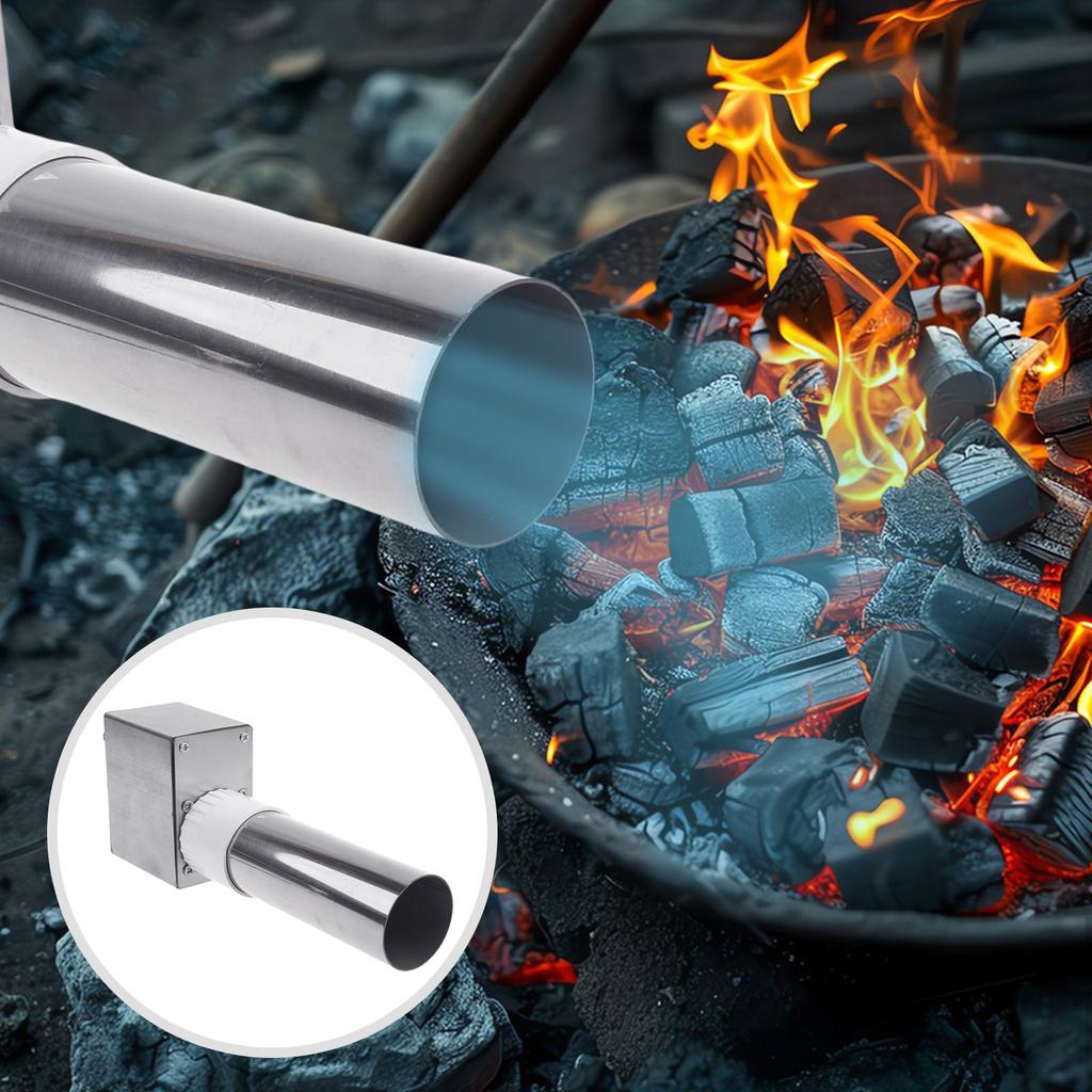 High Speed BBQ Blower Fan 12V for Outdoor Barbecues Fire Bellow Camping Cooking Wood Stove Charcoal Starter Outdoor