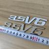 Хромированные буквы V6 3.5 из АБС-пластика для honda corsstour Наклейка на крыло двери автомобиля Значок Логотип 3D