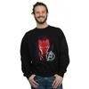 Marvel Mens Avengers Endgame Iron Man Brushed Sweatshirt