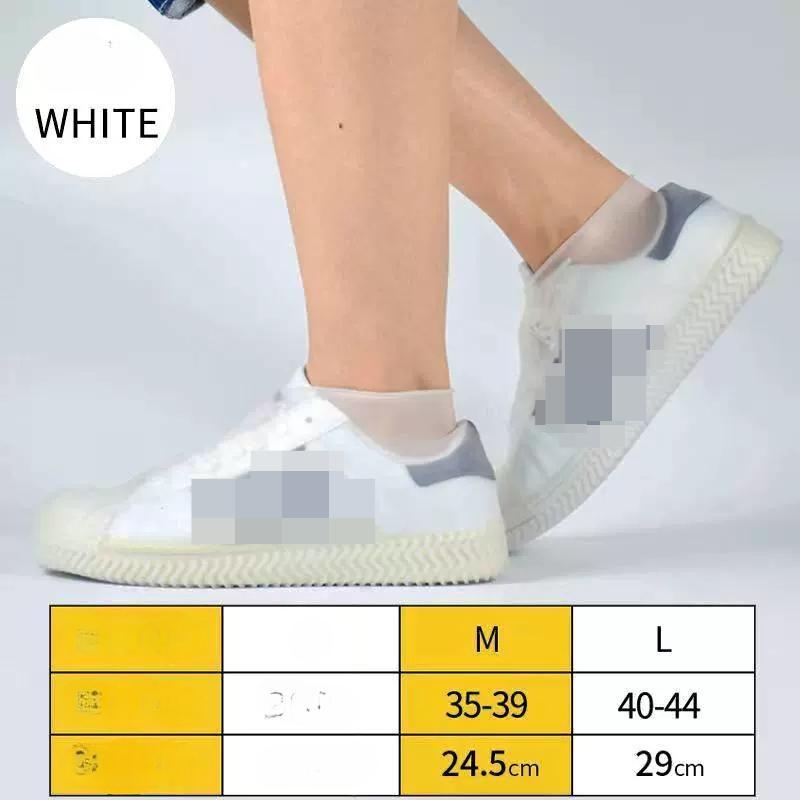 Многоразовые водонепроницаемые чехлы для дождевой обуви, нескользящие резиновые бахилы, антифрикционная обувь для ходьбы на открытом воздухе, аксессуары