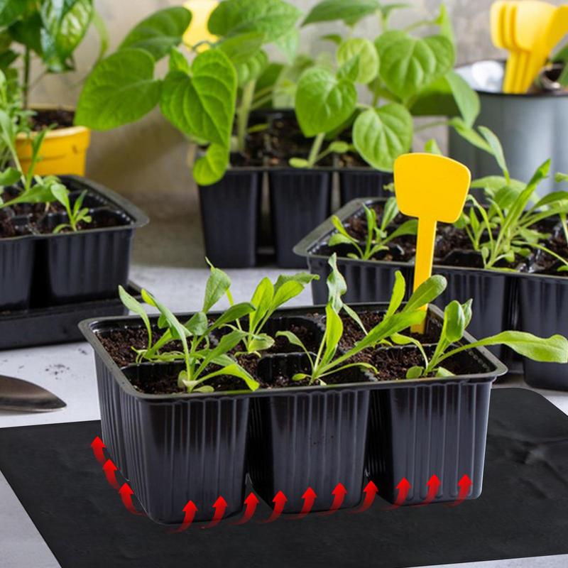 Тепловой мат для растений Водонепроницаемый ПВХ кожа Подушка для подогрева растений 45-50 Теплый Гидропоника Подушка для подогрева Питание от USB Подушки для выращивания