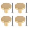 Rust Free and Anti Oxidation Golden Brass Drawer Handles  Round Cupboard Pulls  Long Lasting Beauty for Your Furniture