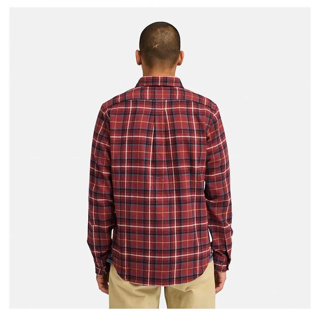 Timberland Midweight Flannel Check Long Sleeve Shirt