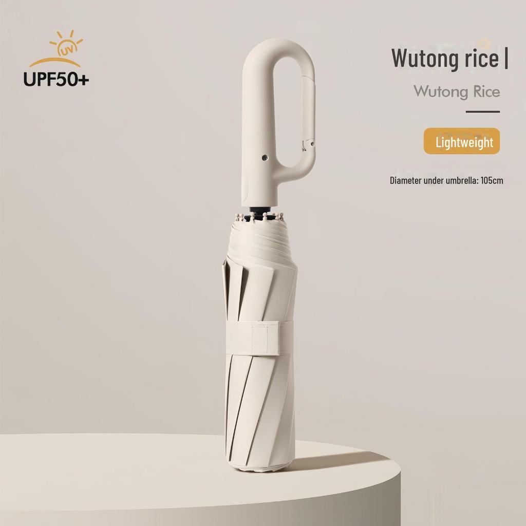 Automatic Dual-Use Folding Umbrella: Premium Sunshade & Rain Protection with Custom Logo